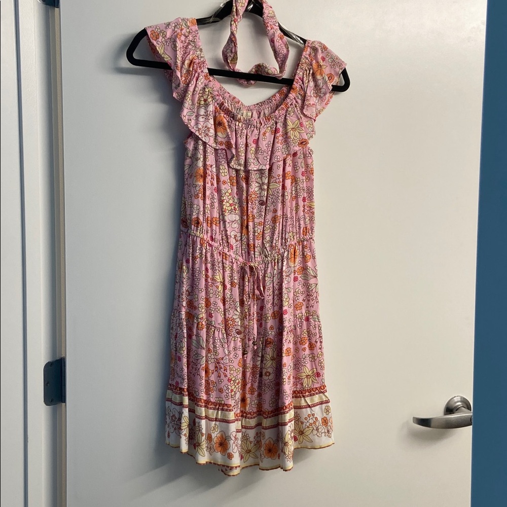 BeBop Pink and Orange Floral Women’s Dress